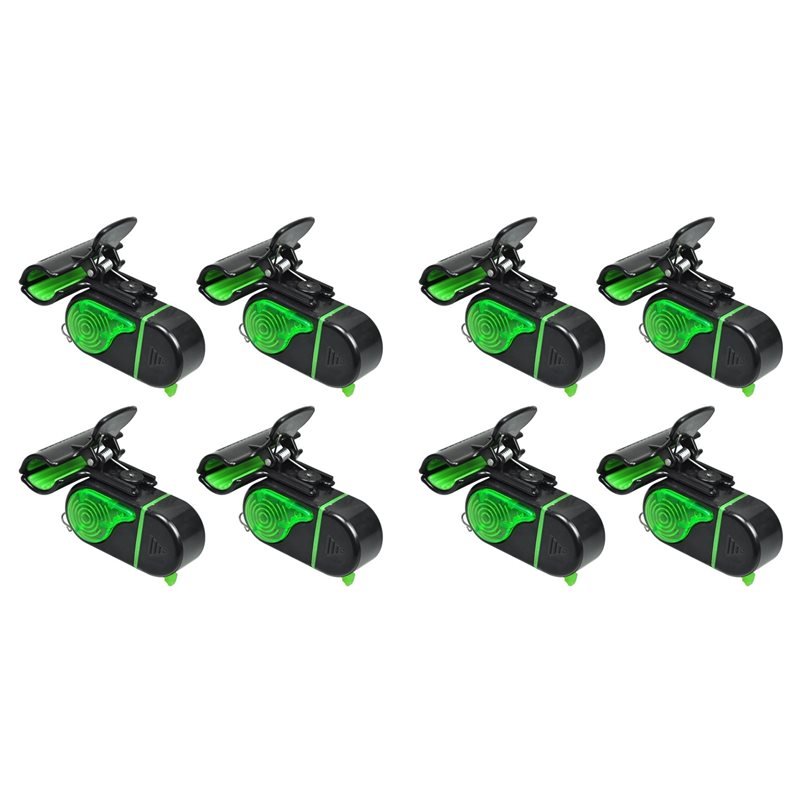 Bite Alarm - A06F-8PCS LED 조명이 있는 낚시 입질