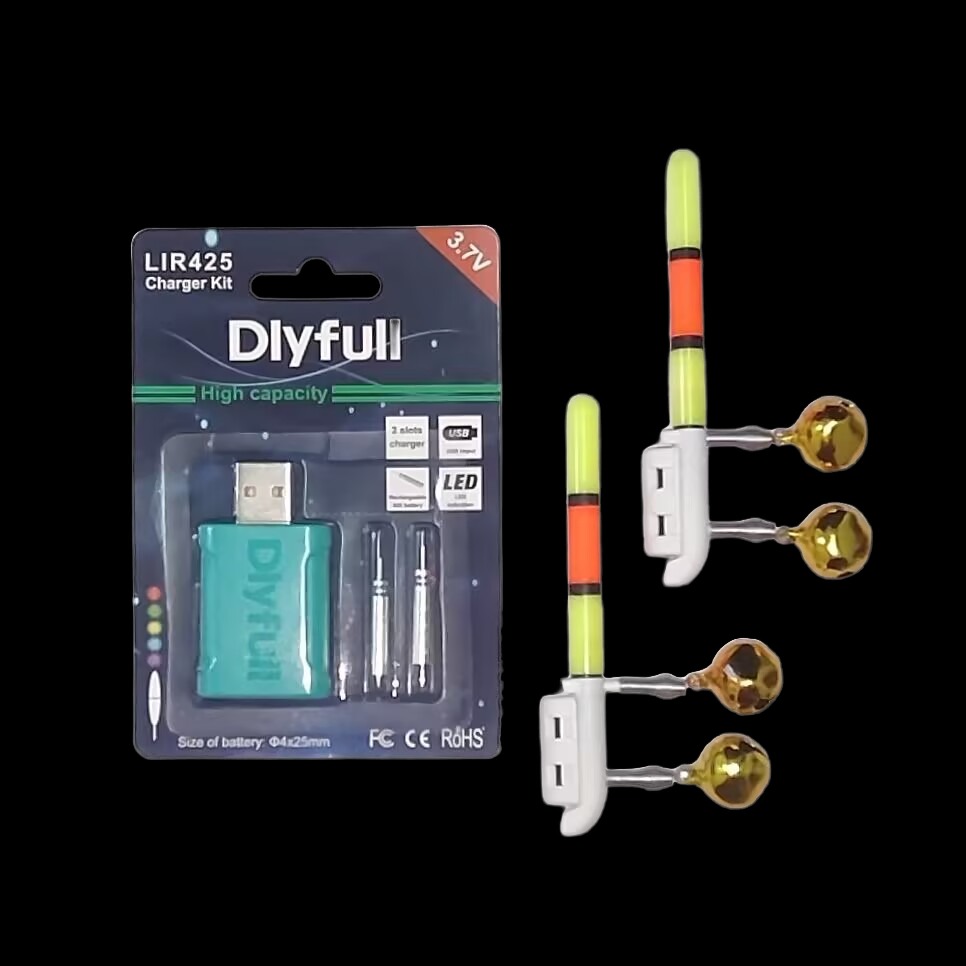 Fish Finder Battery - 2개의 바이트 인디케이터와 야간 낚시 인디케이터가