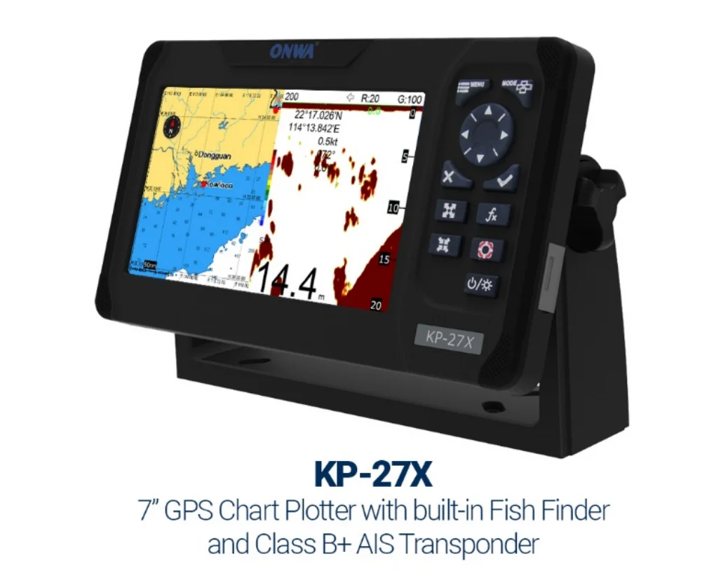 7인치 온와 KP-27X. 클래스 B+ AIS 및 어군 - Fish Finder 리뷰 및 가격