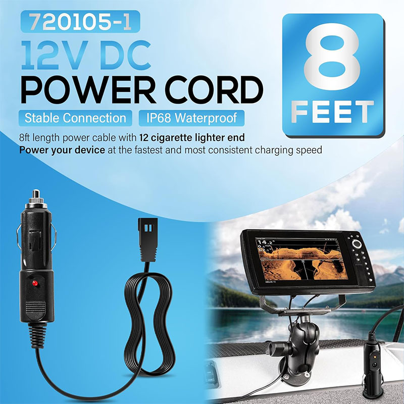 12V 전원 케이블 720105-1, 허밍버드 헬릭스  - Fish Finder Charger 리뷰 및 가격