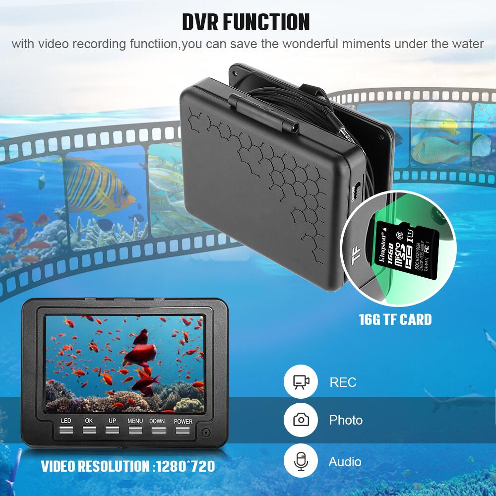수중 낚시 카메라 - 5000mAh 충전식 배터리, 1 - Fish Finder Portable 리뷰 및 가격