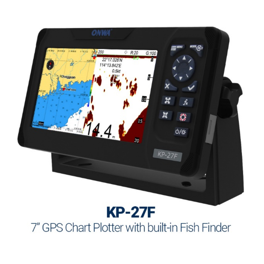 온와 KP-27F 7인치 해양 GPS 차트 플로터 내장 - Fish Finder Gps 리뷰 및 가격