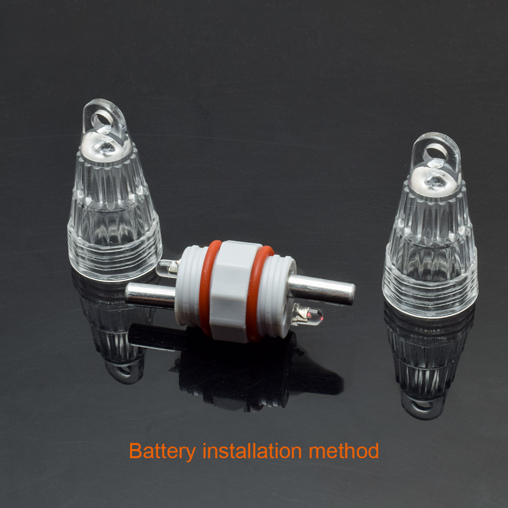 배터리가 없는 1 PC LED 낚시 조명, 방수 이중  - Fish Finder Battery 리뷰 및 가격
